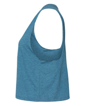Load image into Gallery viewer, Wave Barbell Crop Tank - Teal