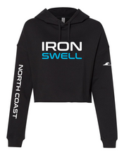 Load image into Gallery viewer, Signature Crop Hoodie - Black