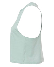 Load image into Gallery viewer, Wave Barbell Crop Tank - Sage