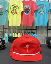 Load image into Gallery viewer, Red Palm Rope Hat