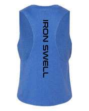 Load image into Gallery viewer, Wave Barbell Crop Tank - Royal