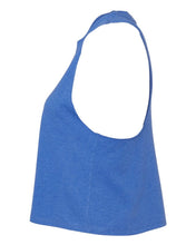 Load image into Gallery viewer, Wave Barbell Crop Tank - Royal