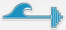 Load image into Gallery viewer, Wave Barbell Sticker