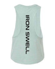 Load image into Gallery viewer, Wave Barbell Crop Tank - Sage