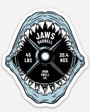 Load image into Gallery viewer, JAWS Barbell Sticker
