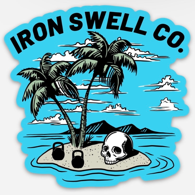 Swell Island Sticker