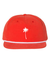 Load image into Gallery viewer, Red Palm Rope Hat
