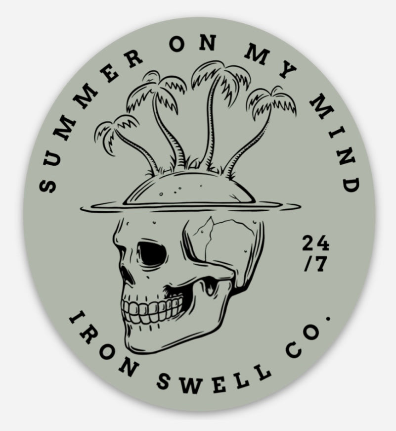 Summer Mind Sticker