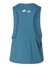 Load image into Gallery viewer, EST. 2018 Women’s Crop Tank - Teal
