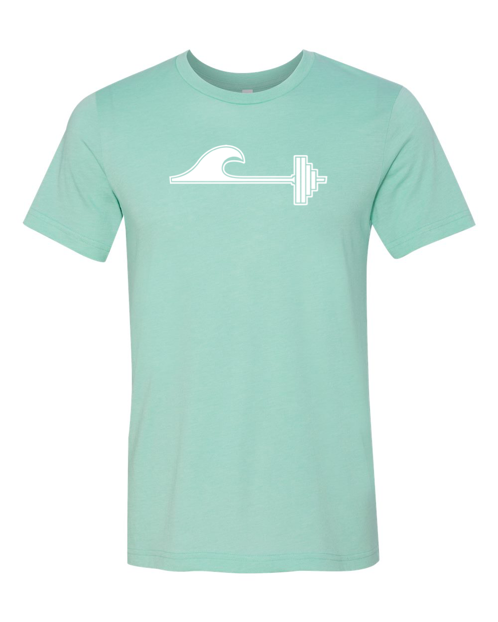Wave Barbell Tee - Mint